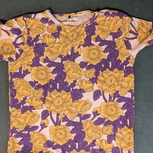 MIni Rodini Peonies Tee 8-9 YR